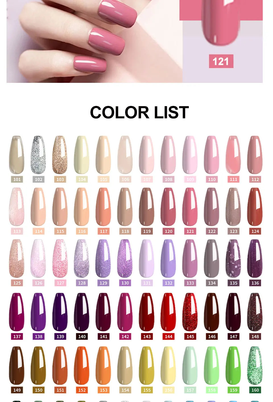 LIMEGIRL Gel-Nagellack-Kit UV Soak-off Gel Primer Polish Maniküre-Kit mit UV LED Lampe Trockner Semi-permanentes Gel-Nagellack-Kit