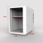 E-ACE 4L Car Refrigerator Mini Fridge Freezer Car & Home Use Portable Compressor Cooler Ice Box for Camping Summer Essential