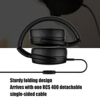 Sennheiser HD 400S kabelgebundener Kopfhörer Over Ear HiFi Stereo Bass Noise Isolating Headset mit Mikrofon für Smartphone PC Laptop Musik