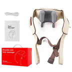 Foreverlily 26W Bürstenloser Motor Nacken- und Schultermassagegerät Kabelloses Nacken- und Rückenmassage-Schal Nackenmassager
