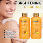500ml Rose Kojisäure Lavendel Duschgel Tiefenreinigung Aufhellung Peeling Körperwaschmittel Peeling Körperpflege Duftende Hautpflege