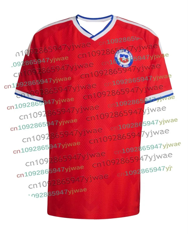 Neu eingetroffen: Fashion Chile 2026 Auswärtstrikot Fußball Trainings T-Shirt Herren Erwachsene schnelltrocknendes atmungsaktives Fußballtrikot Fan T-Shirt