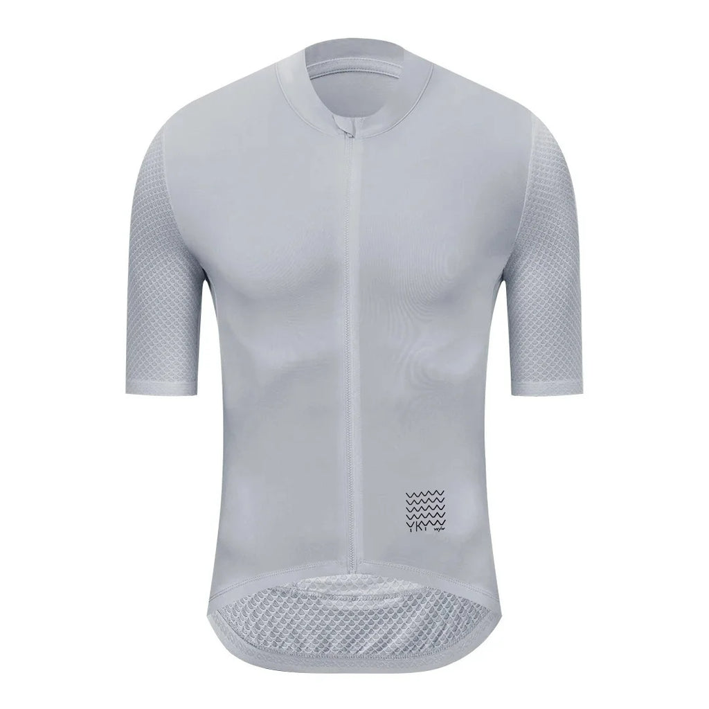 YKYWBIKE Herren Classic Radtrikot Sommer Fahrrad Pro Team Kurzarm Trikot Radsport Maillot Rennrad Atmungsaktive Kleidung