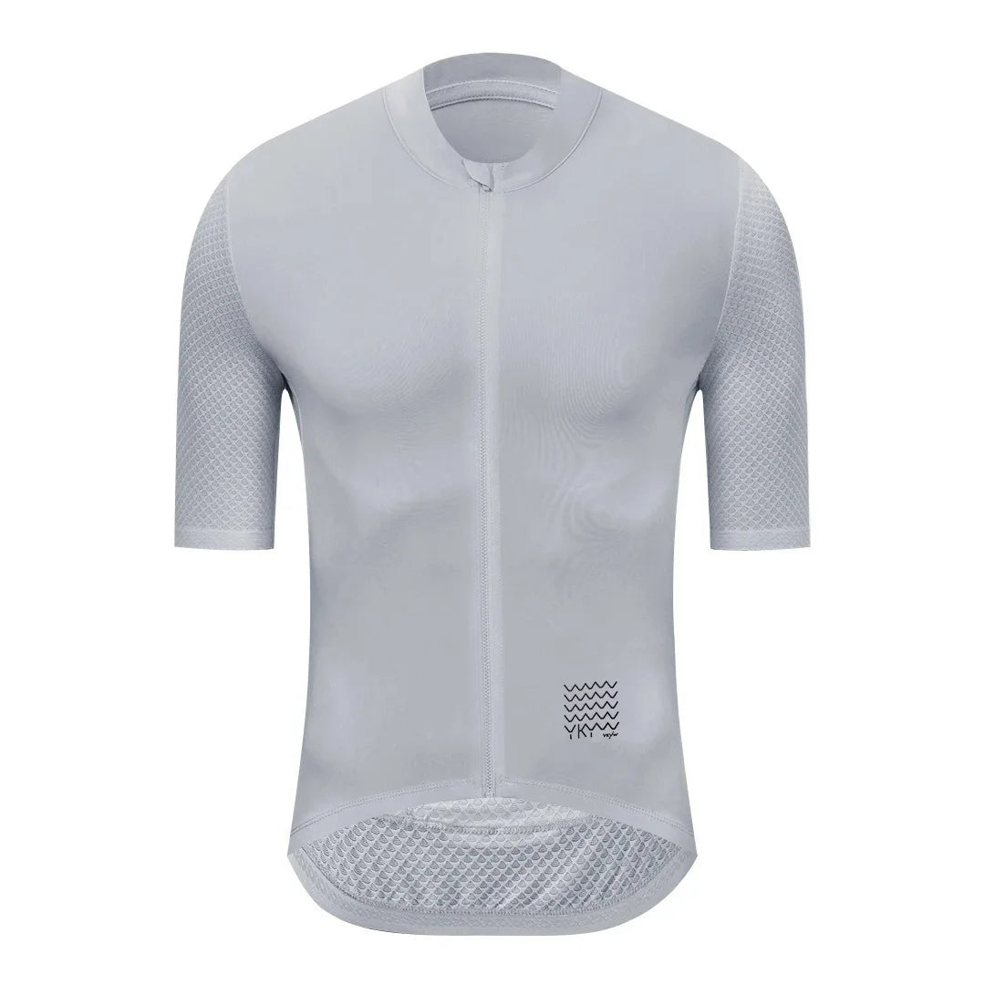 YKYWBIKE Herren Classic Radtrikot Sommer Fahrrad Pro Team Kurzarm Trikot Radsport Maillot Rennrad Atmungsaktive Kleidung