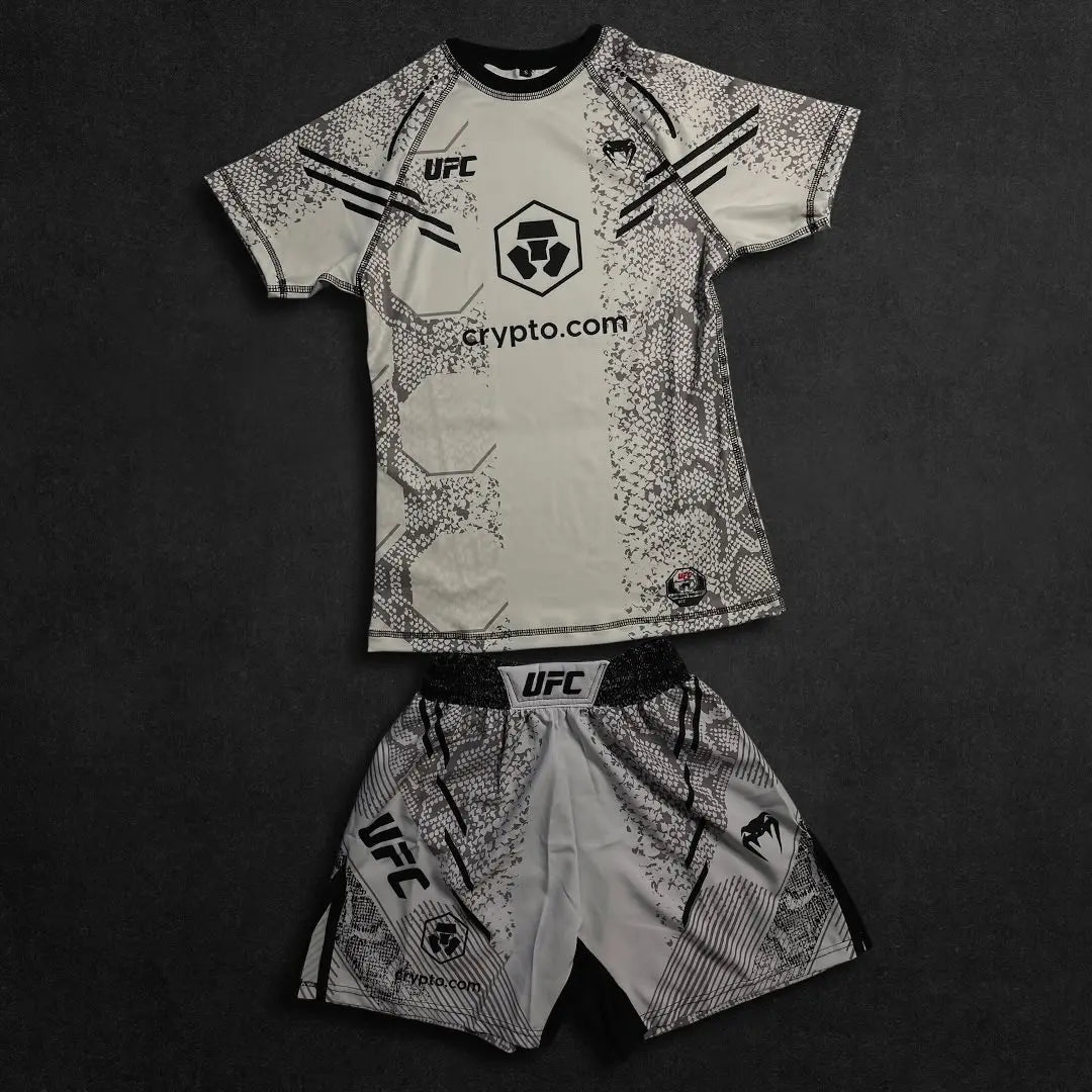 UFC Neuer achteckiger Käfig Kampf Nacht Herren und Kinder MMA Locker atmungsaktiv schnelltrocknend Boxen Training Sport Set
