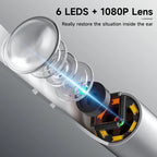WIFI Visual Ohrenstäbchen HD1080P 4.2MM Mini-Kamera Ohrhörer Ohrenschmalzentferner Wireless Endoskop Gesundheitspflege Ohrenschmalzreinigung