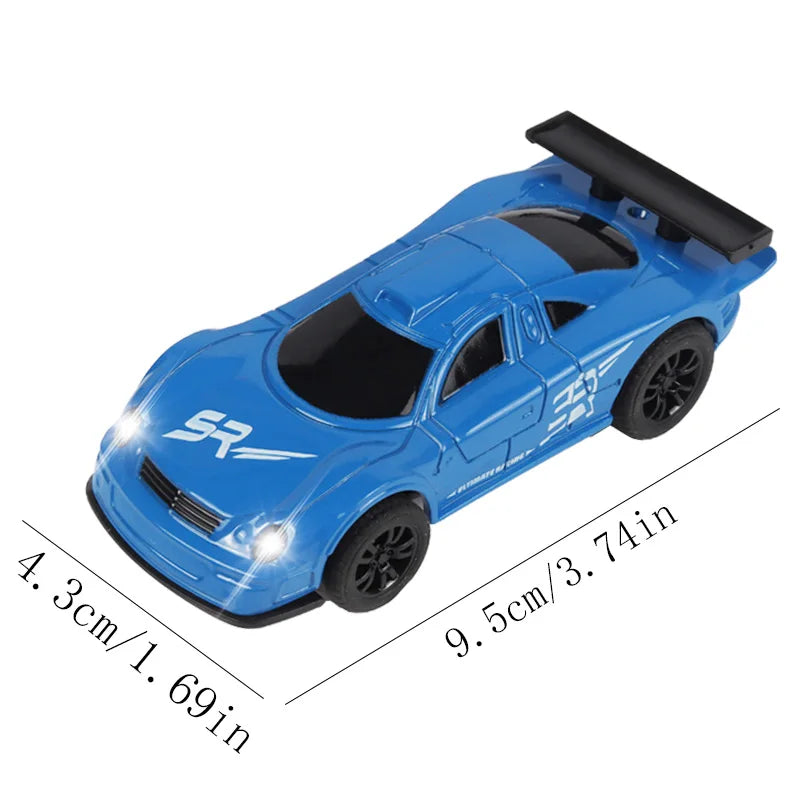 Analog Slotcar 1:43 1/43 Maßstab CLK GTR F1 Veneno Polizei LaFerrari Auto Evolution Rennstrecken-Spielzeugautos