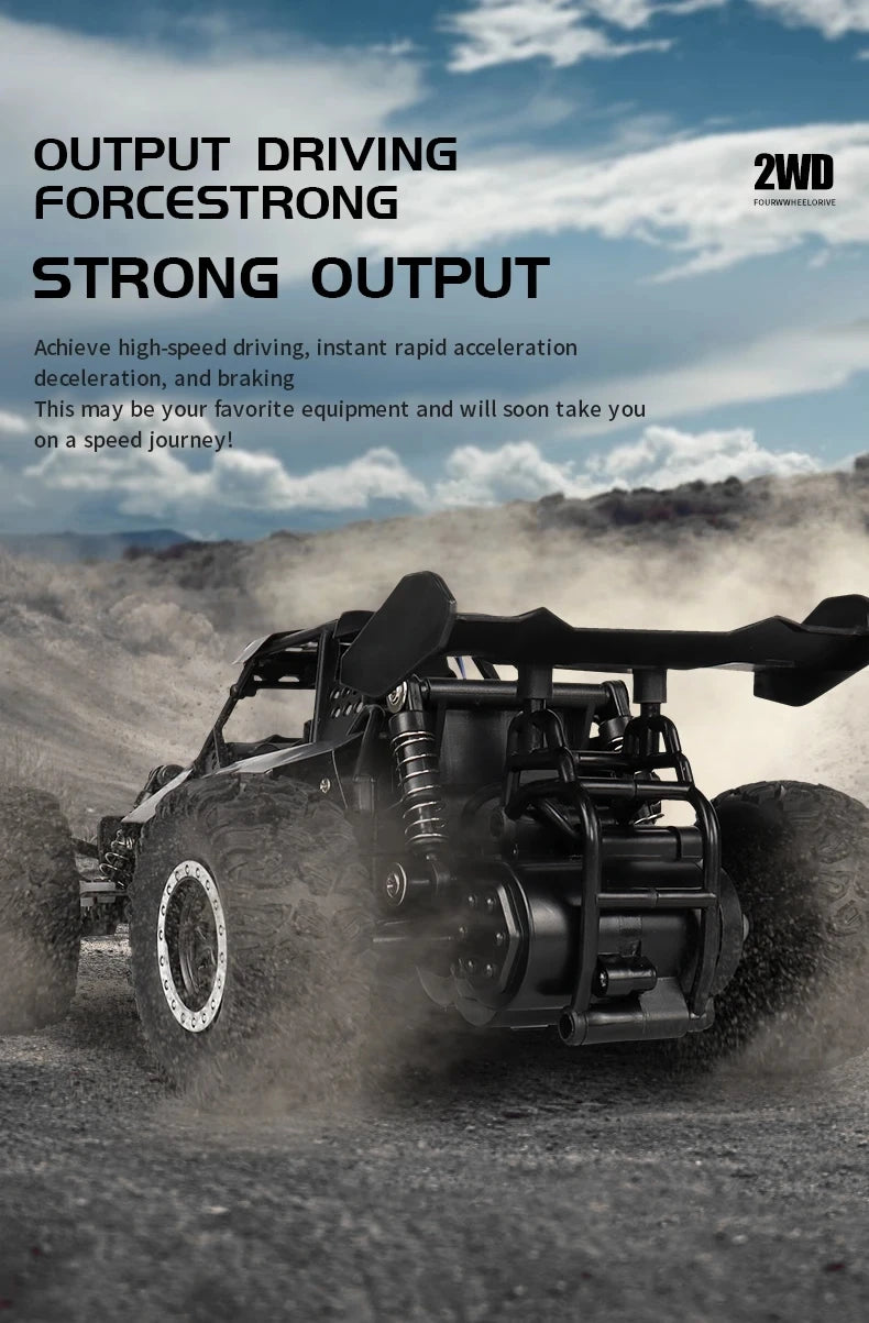 Oike RC-Car 1:16 Modell mit LED-Lichtern Funkferngesteuertes Offroad-Kletterfahrzeug Outdoor-Autos Drift-Rennspielzeug Jungen Geschenke