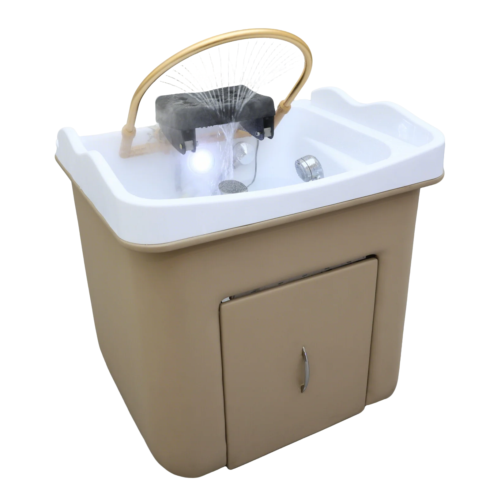 Haarwaschbecken Wassertank Tragbares Shampoofach Acrylbeckenschüssel Haarpflege- und Stylinggeräte für Schönheitssalon
