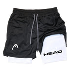 Anime Berserk Herren-Laufshorts Fitnessstudio Training 2-in-1 Sport Schnelltrocknend Workout Jogging Doppelschicht Sommer