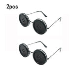 1PC/2PC Coraline Knöpfe Augen Brille Halloween Cosplay Brillen Requisiten Neuheit Lustige Brillen für Other Mother Kostüm Zubehör