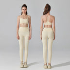 Activewear Set 2-teilig: Sport-BH & High Waist Leggings, Workout-Outfit für Yoga, Laufen, Fitness & Gym Kleidung für Damen