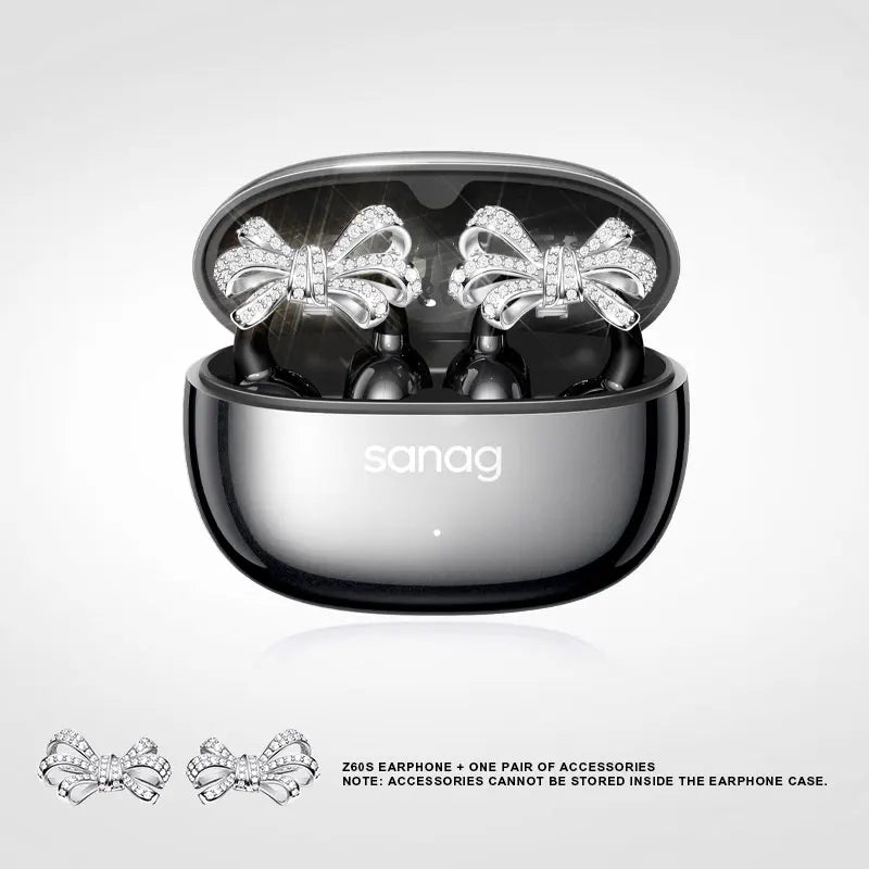 Sanag Z60S Ohrclip-Kopfhörer OWS HiFi-Sound Open-Ear-Ohrhörer Audífonos Bluetooth Kabellose Kopfhörer Flash-Sale Headset