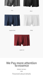 Herrenunterwäsche 100% Baumwolle Boxer Briefs Sommer Große Größe Dünne Atmungsaktive Komfort Unterwäsche Sport Jungen Boxer Briefs