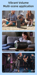 ZEALOT-S76 50W Tragbarer Super-Subwoofer Tragbarer Lautsprecher für Zuhause und Outdoor, wasserdichte Säule, Bluetooth-Lautsprecher, Soundbox