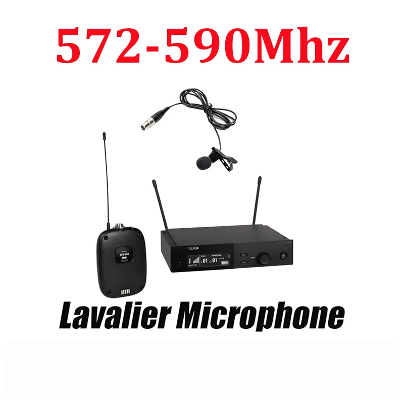 SLXD Mikrofon 500/600/800MHz Drahtloses Mikrofonsystem 4-Pin Headset KSM8/Beta58 Professionelles Audio-Equipment für Bühne Karaoke