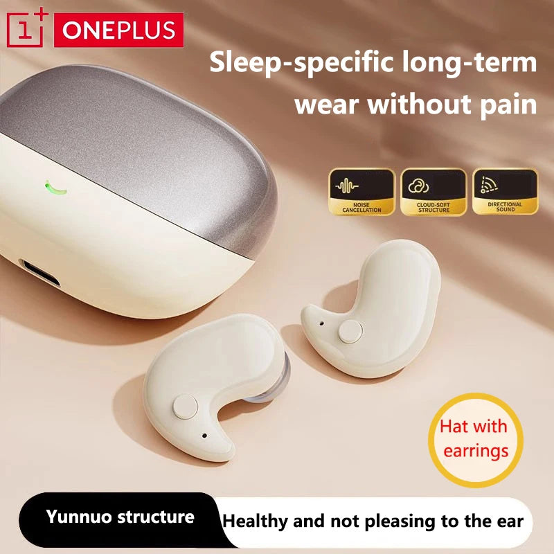 Oneplus Schlaf-Kopfhörer Kabellose Bluetooth-Ohrhörer Semi-In-Ear Mini Hochwertiger Klang Lange Akkulaufzeit Büro Reisen Hauptbild