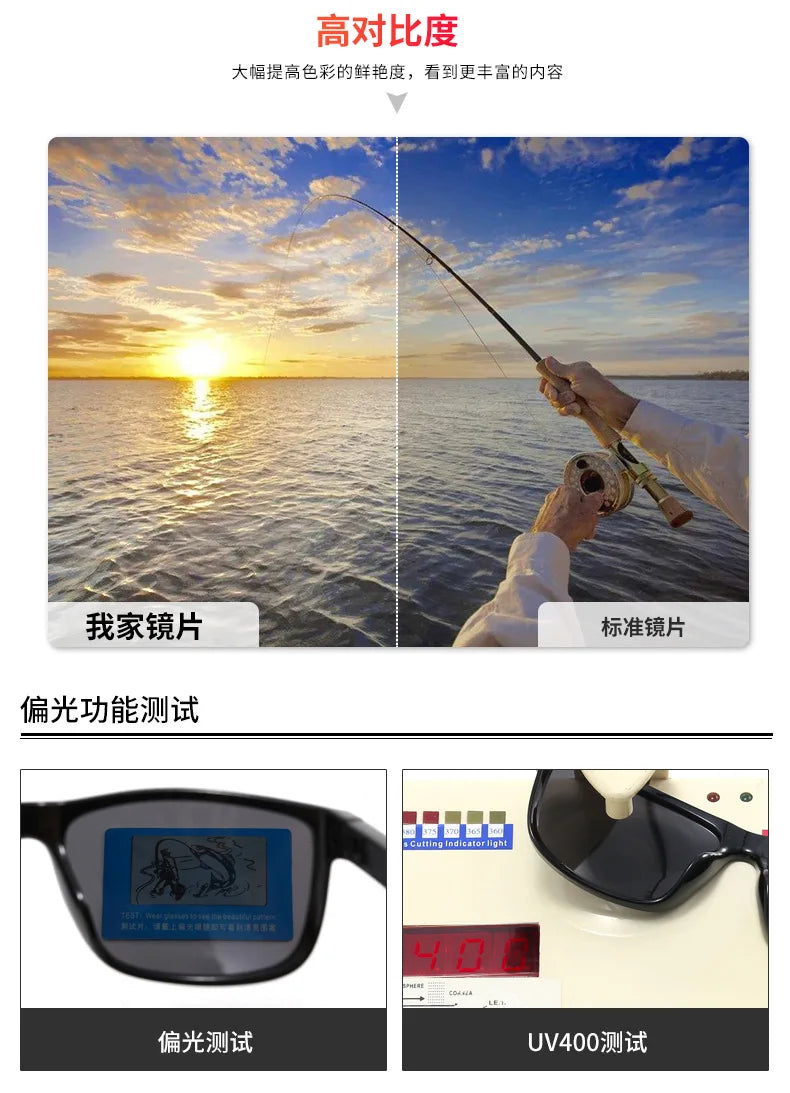 Okuma polarisierte Sonnenbrillen UV400 für Herren und Damen Outdoor-Jagd, Angeln, Autofahren, Radfahren, Sonnenbrillen, optionale Box