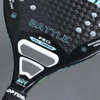 OPTUM BATTLE 12K Carbonfaser-Strandtennisschläger mit rauer Oberfläche und Abdeckungstasche