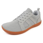 FANCYLEE Klassische Damen GAT Barfuß-Sneaker Retro Wildleder Minimalistische Walkingschuhe Weite Passform Zero Drop Freizeitschuhe Größe 36-41