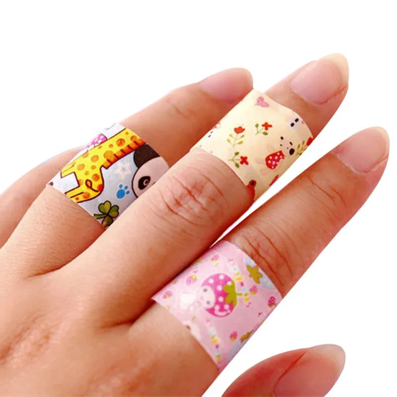 60/120/240/360/480pcs Cartoon Pattern Waterproof Hemostasis Band Aid Stickers for Kids Adhesive Bandage Wound Plaster First Aid
