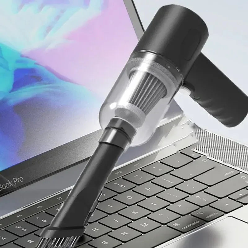 9000Pa kabelloser Auto-Staubsauger USB-Ladevorgang 1200mAh tragbares Reinigungsgerät Mini Nass- und Trockensauger Haushalt
