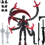 T13 Actionfigur, 3D-gedruckt, mehrgelenkig, beweglich, Titan 13 Lucky Dummy Nova Roboter-Actionfigur, Desktop-Montage, fertiges Geschenk