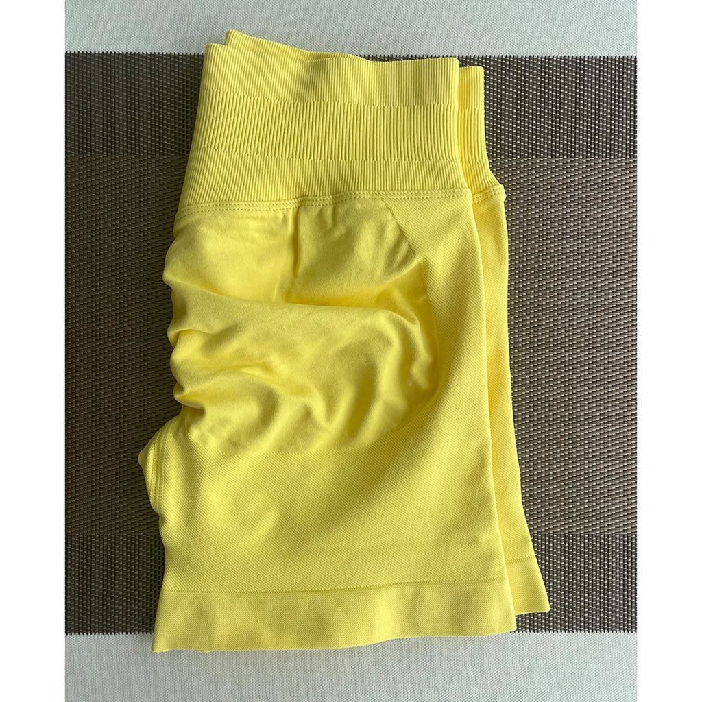 TKITK Shorts Nahtlose Yogahosen Damen Fitness Outfits Shark Bite Shorts für Fitnessstudio Laufen Radfahren Leggings