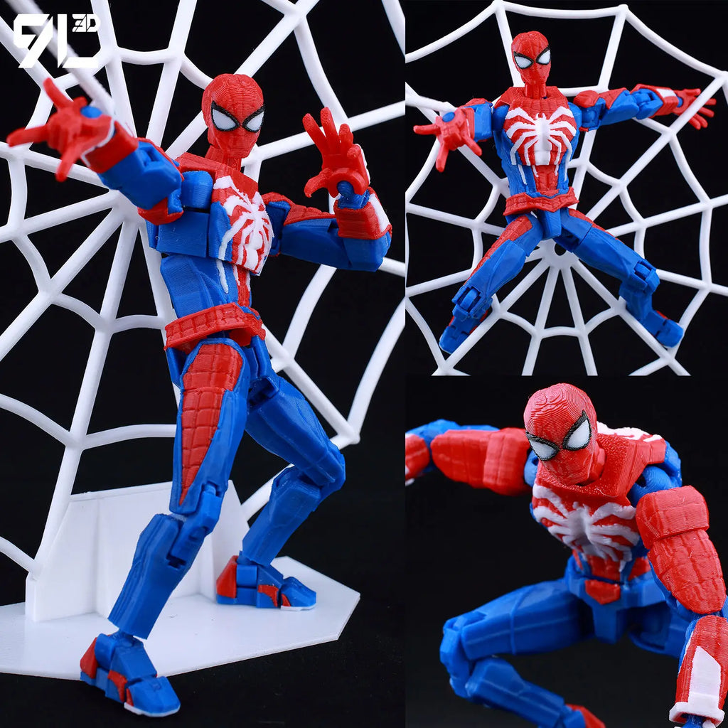 9L3D Gedruckte Deadpool Wolverine Batman Spider-Man Venom Actionfiguren Dummy13 Lucky13 T13 Anime Modell Spielzeug Sammlerstücke Geschenke