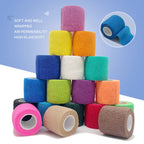1/6 Stücke Buntes Sport-Tape Selbstklebende Elastische Bandage Elastoplast Sportschutz Knie Finger Knöchel Handfläche Schulter