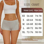 FINETOO 3er-Pack Damen Baumwoll-Boyshorts Atmungsaktive Low-Waist Unifarben Unterwäsche Damen Legere Sport Boxershorts Unterhosen