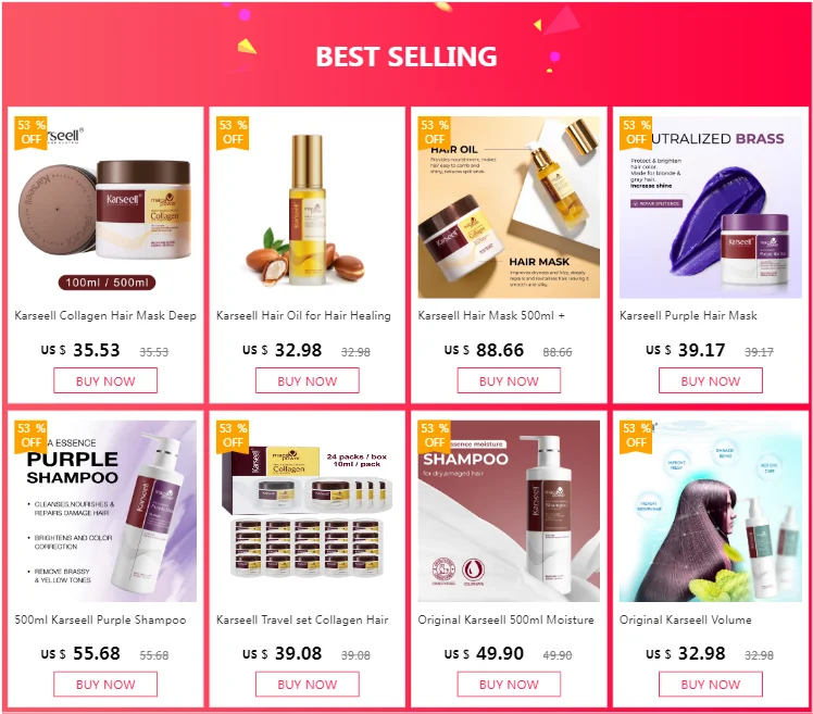 Karseell Lila Haarmaske 100ml/500ml Professionell neutralisiert Gelbstich für blondes, silbernes, graues und gesträhntes Haar