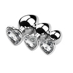 Metall-Analdildo für Frauen, Männer, Paare, Butt Plug, Arsch-Spielzeug, Erwachsenenspiel, Masturbator, Anal S/M/L, Diamant-Sexspielzeug für Erwachsenenprodukte