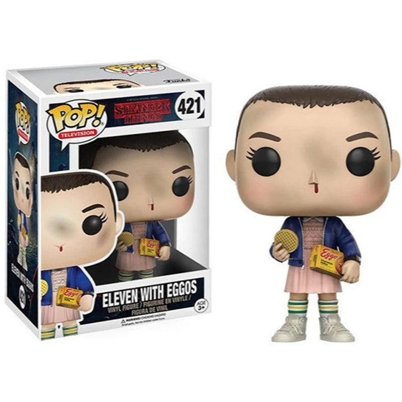 NEU!!! FUNKO POP Stranger Series #1462 Eddie #1250 Dustin Steve Robin Eleven Vinyl-Actionfiguren-Sammlermodelle für Geschenke