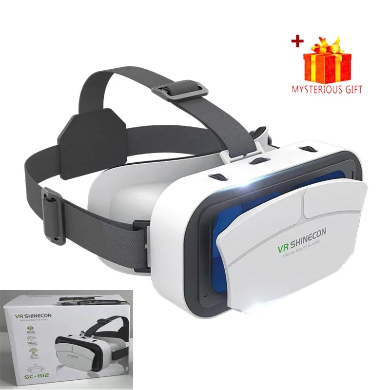 Shinecon 3D VR Brille Virtual Reality Viar Goggles Headset Geräte Smart Helm Linsen für Handy Mobil Smartphones Viewer