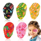 5 Stück Augenschutz für Kinder Mädchen Jungen Sehhilfe Heiß Neu Amblyopie Augenklappe Selbstklebende Augenpflaster Medizinische Sterile Augenpads