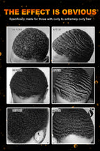 Deep Wave Control Pomade 360 Biotin Sport Starker Halt Wellen Haargel mit Bürste Wellenhaaröl Shampoo Spülung Stylingpflege