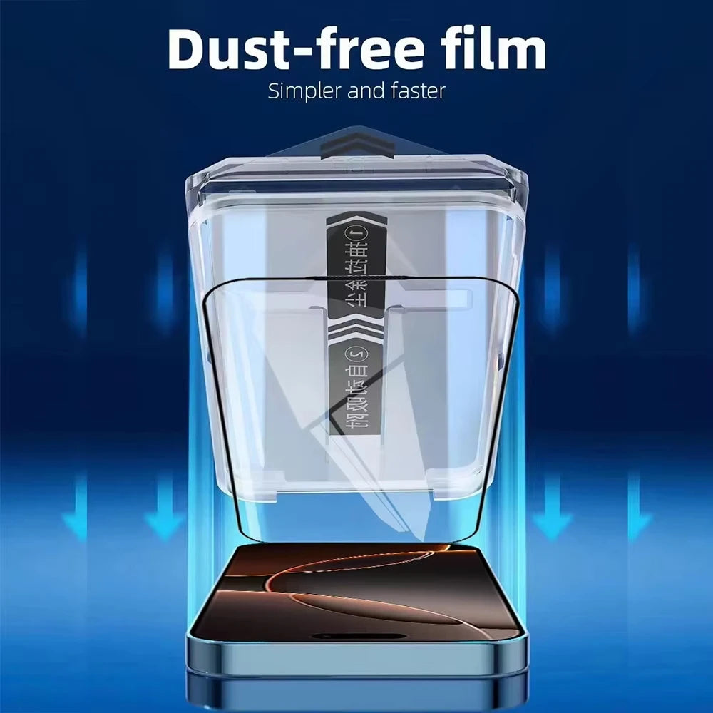 5 Stück staubfreier Blickschutz-Displayschutzfolie für iPhone 17 Pro Max 16 Pro Max 15 14 11 12 13 X XR 16e Air Anti-Spy Glas Einfache Installation