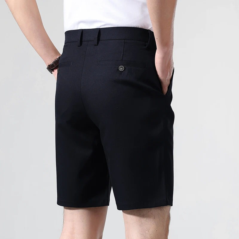 Neue klassische Passform für Herren Stretch Bermuda Leichte schnelltrocknende Stretch-Shorts Golf-Shorts Wandern Reisen
