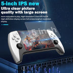 SF3500 Retro Handheld Videospielkonsole Linux System 5,0 Zoll 854*480 IPS Bildschirm 3000mAh Tragbarer Pocket Video Player Spiele