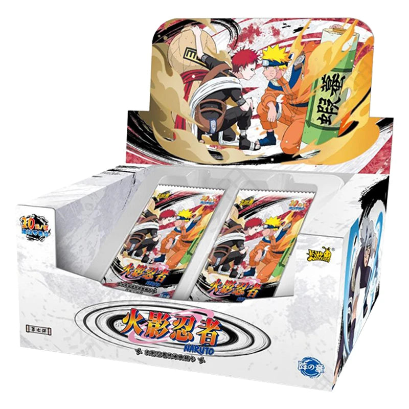 KAYOU Original Naruto-Kartenbox Anime-Figurenkarten-Boosterpack Sasuke-Sammelkarten-Spielzeug Weihnachtsgeburtstagsgeschenk für Kinder