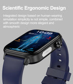 2025 Neue KI-Diagnose Blutfette Harnsäure Körperzusammensetzung Test Smartwatch für Herren EKG+PPG Bluetooth Anruf Gesundheits-Smartwatch