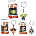 Funko POP Toy Story 4 Forky Slinky Dog Woody Buzz Lightyear Alien Schlüsselanhänger Actionfigur Sammlung Modell Spielzeug für Kinder Geschenk