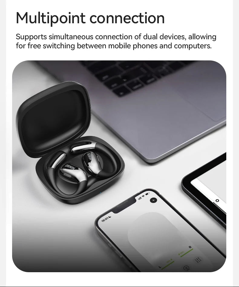 [AI-Übersetzer-Kopfhörer]MINISO X28 Kabellose Kopfhörer Bluetooth 5.4 HiFi IPX5 Wasserdicht Sport Bass Leistungsstark 16 Std. Akkulaufzeit