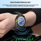 2026 Neue Smartwatch, kabelloses Telefonieren, KI-Sprache, über 40 Sportmodi, Outdoor-Fitness, lange Akkulaufzeit, Musik- & Nachrichtenbenachrichtigung, Unisex-Geschenk