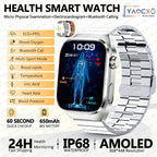 2026 Neue Pflegegrad-Harnsäure-Blutfettwerte Smartwatch Herren EKG+PPG Blutdruck Herzfrequenz Bluetooth Anruf Gesundheits-Smartwatch