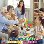 Puzzles Tetra Tower Lustiges Balance-Stapelspiel für Kinder, Erwachsene, Freunde, Teams, Wohnheime, Familien-Spieleabend, Partys, Geschenke