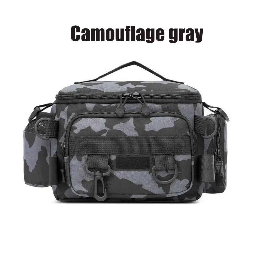 Herren-Taschen, Angelrucksack, Werkzeugrucksack, Umhängetasche, Warenrucksäcke, Meerzubehör, Outdoor-Rucksack, Camouflage-Unterhaltungssport