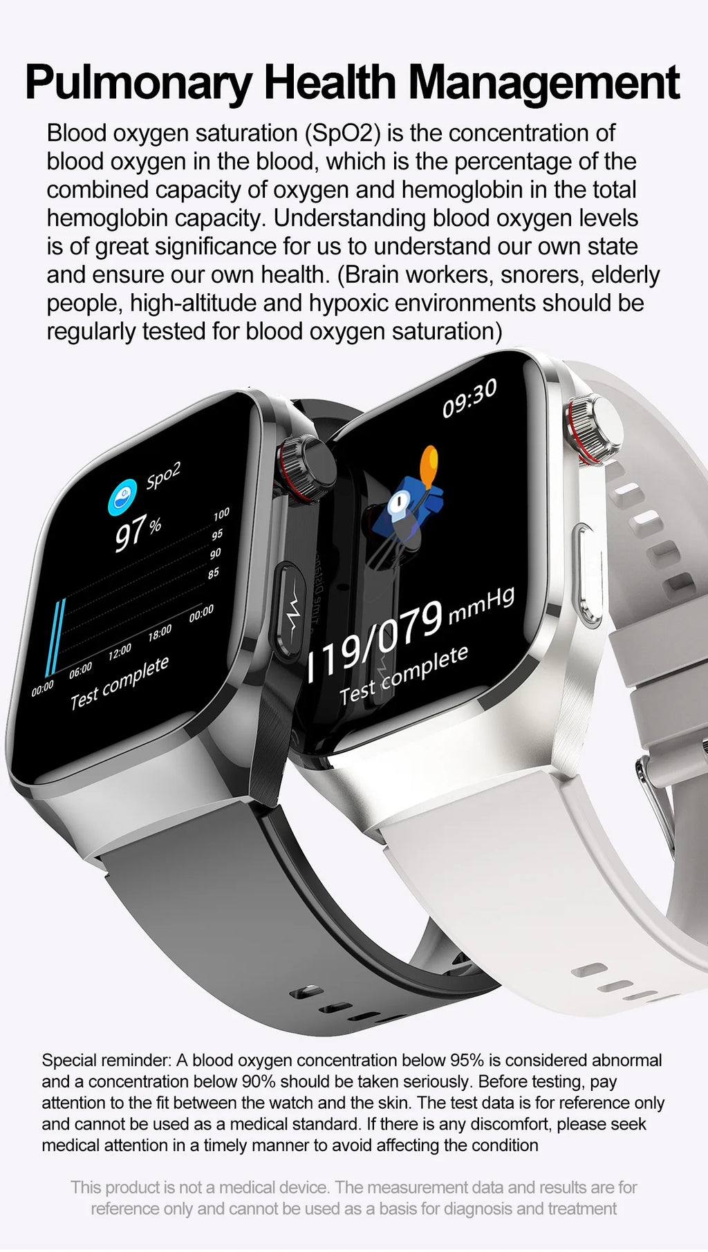 2026 Neue Pflegegrad-Harnsäure-Blutfettwerte Smartwatch Herren EKG+PPG Blutdruck Herzfrequenz Bluetooth Anruf Gesundheits-Smartwatch