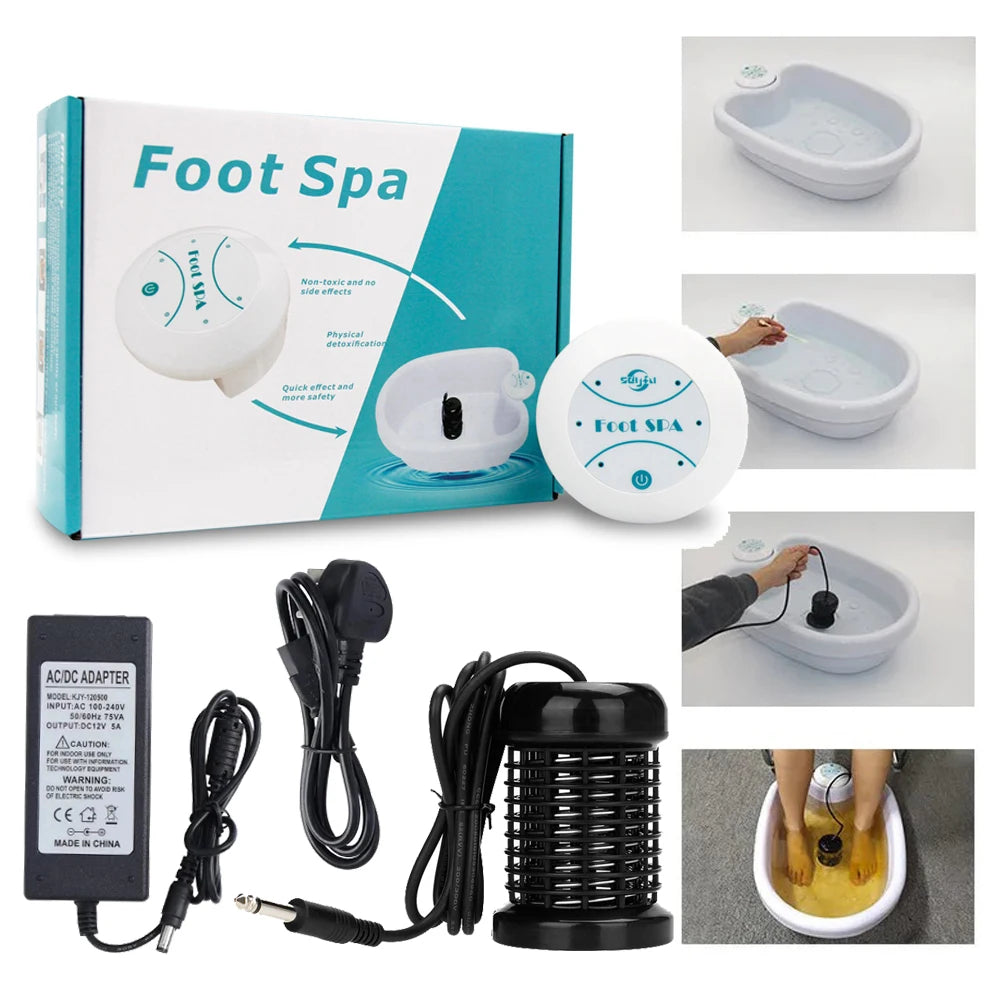 Detox Ionic Fußbad-Maschine Massage Fuß Ionische Entgiftung Lindert Müdigkeit Fördert gute Gesundheit und volle Vitalität